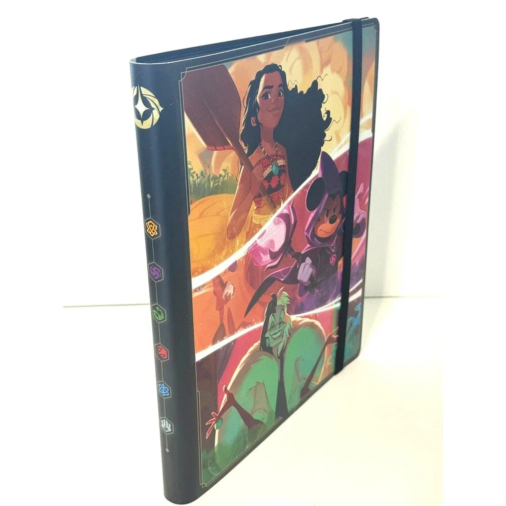 Disney Lorcana TCG 9 Pocket Portfolio Ravensburger Mickey Moana Simba Binder